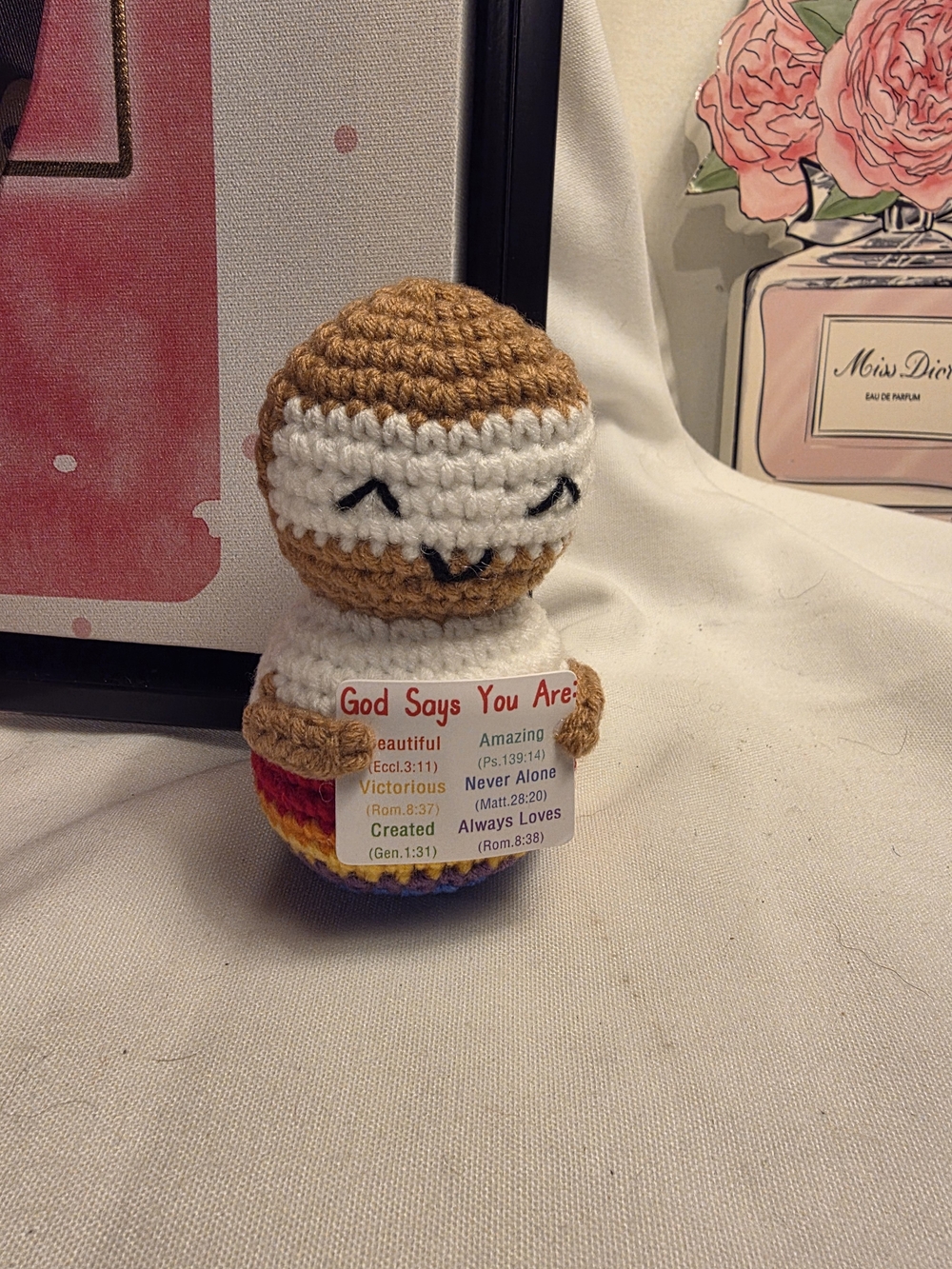 Postive Crochet "God Says You Are.."